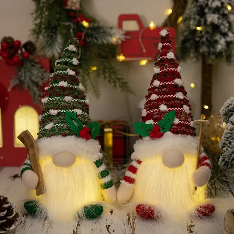 Gnomos Navideños Luminosos